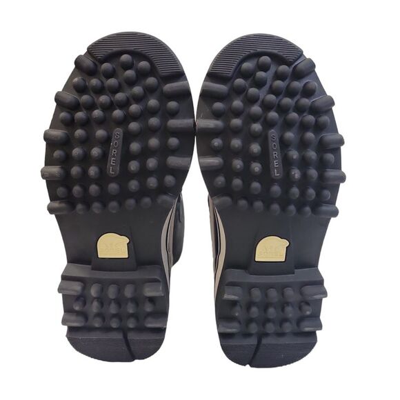 Black/Stone - Sorel Women's Caribou Insulated Lace Up Removable Felt Liner Winte - Picture 6 of 6